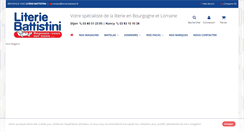 Desktop Screenshot of literie-battistini.fr